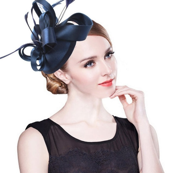 Satin Fascinator Hair Clip