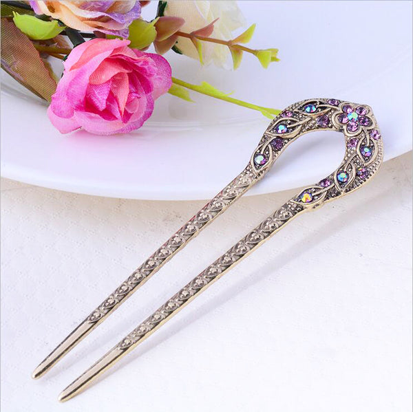 Gem Plated Hairpins