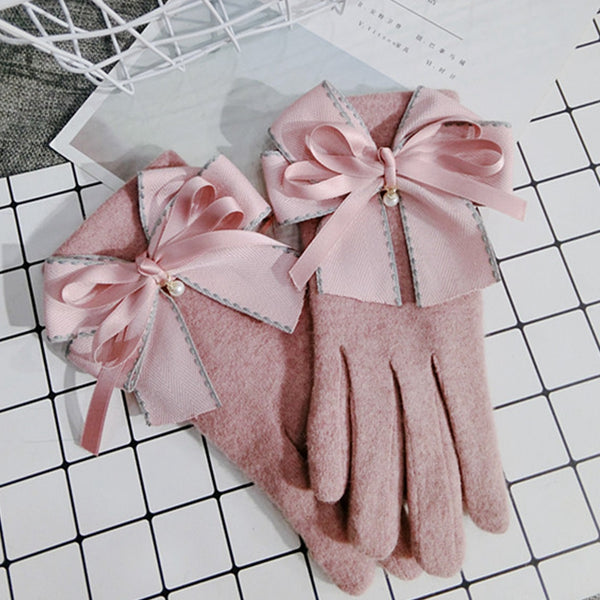 Elegant Bow knot Gloves