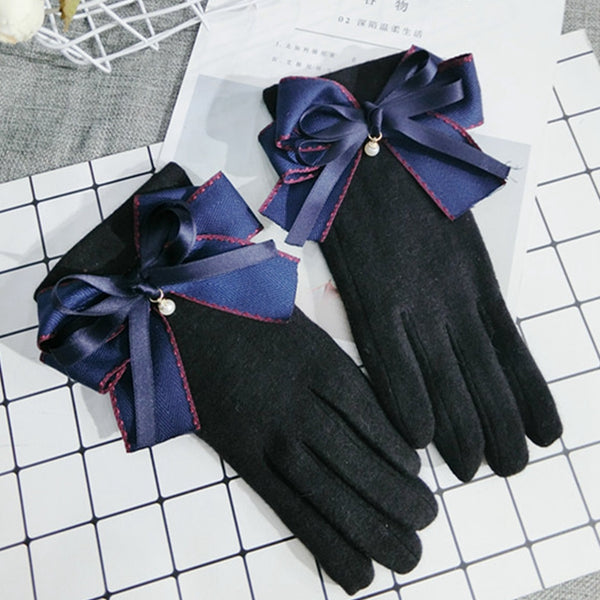 Elegant Bow knot Gloves
