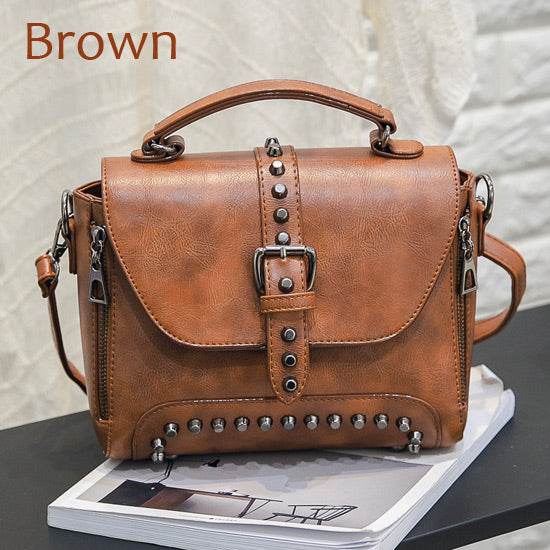 Leather Rivet Bag