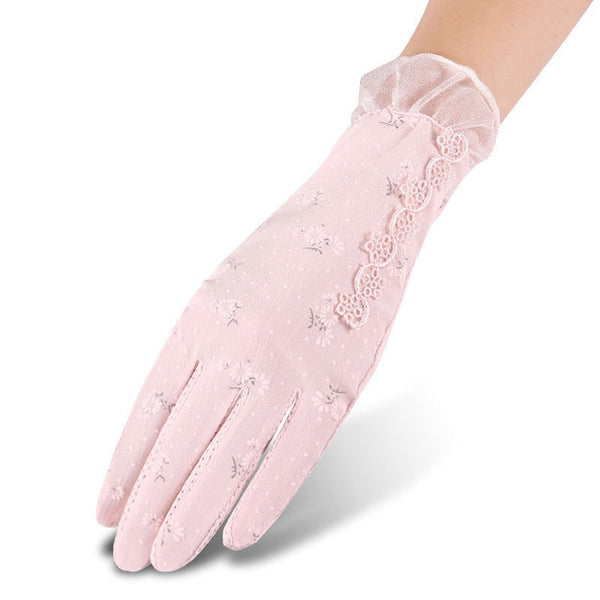 Floral Lace Gloves