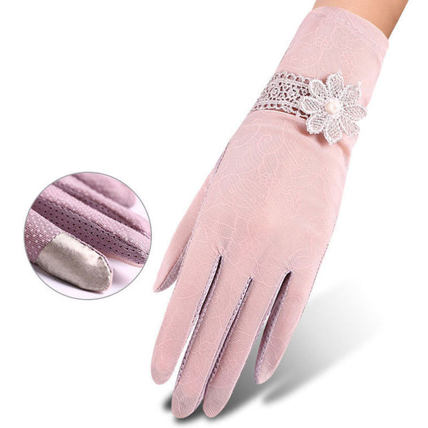Floral Lace Gloves
