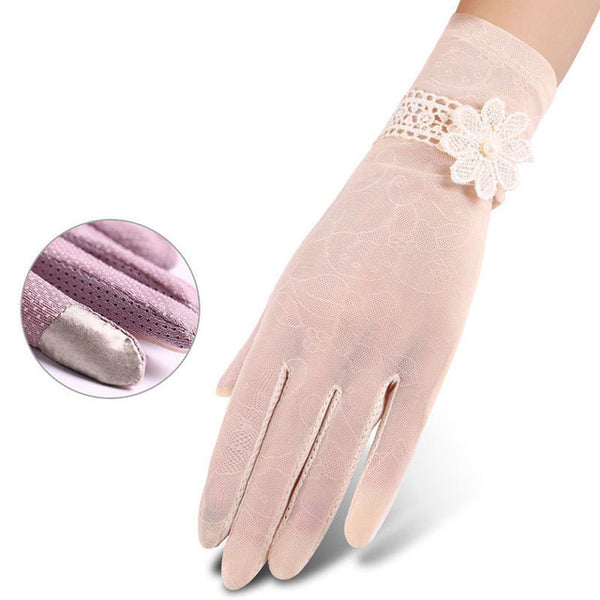 Floral Lace Gloves