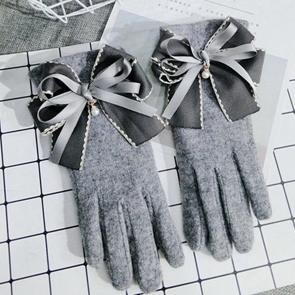 Elegant Bow knot Gloves
