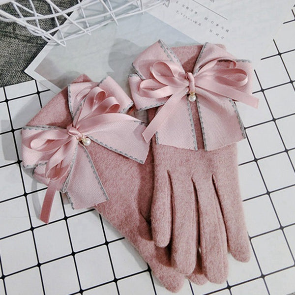 Elegant Bow knot Gloves
