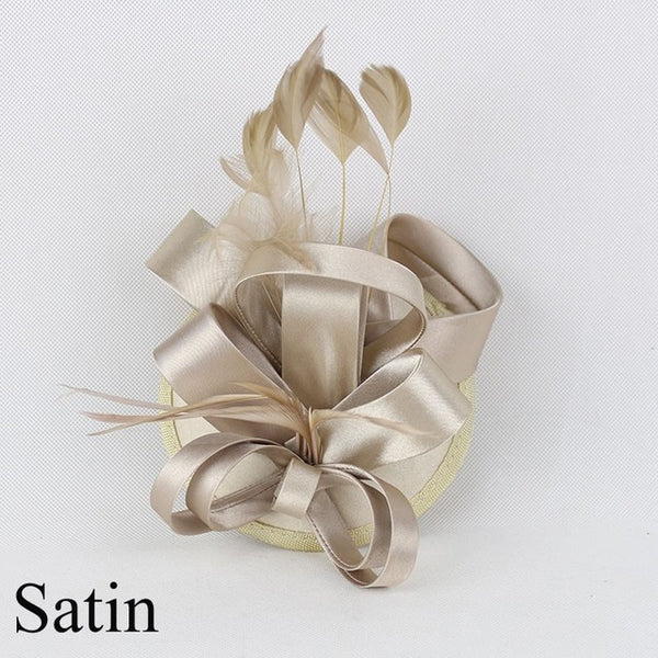 Satin Fascinator Hair Clip