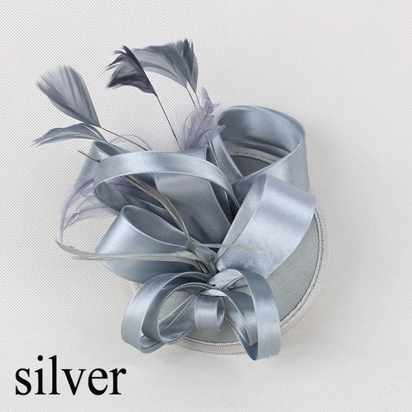 Satin Fascinator Hair Clip