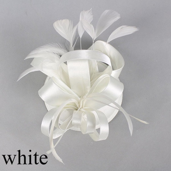 Satin Fascinator Hair Clip